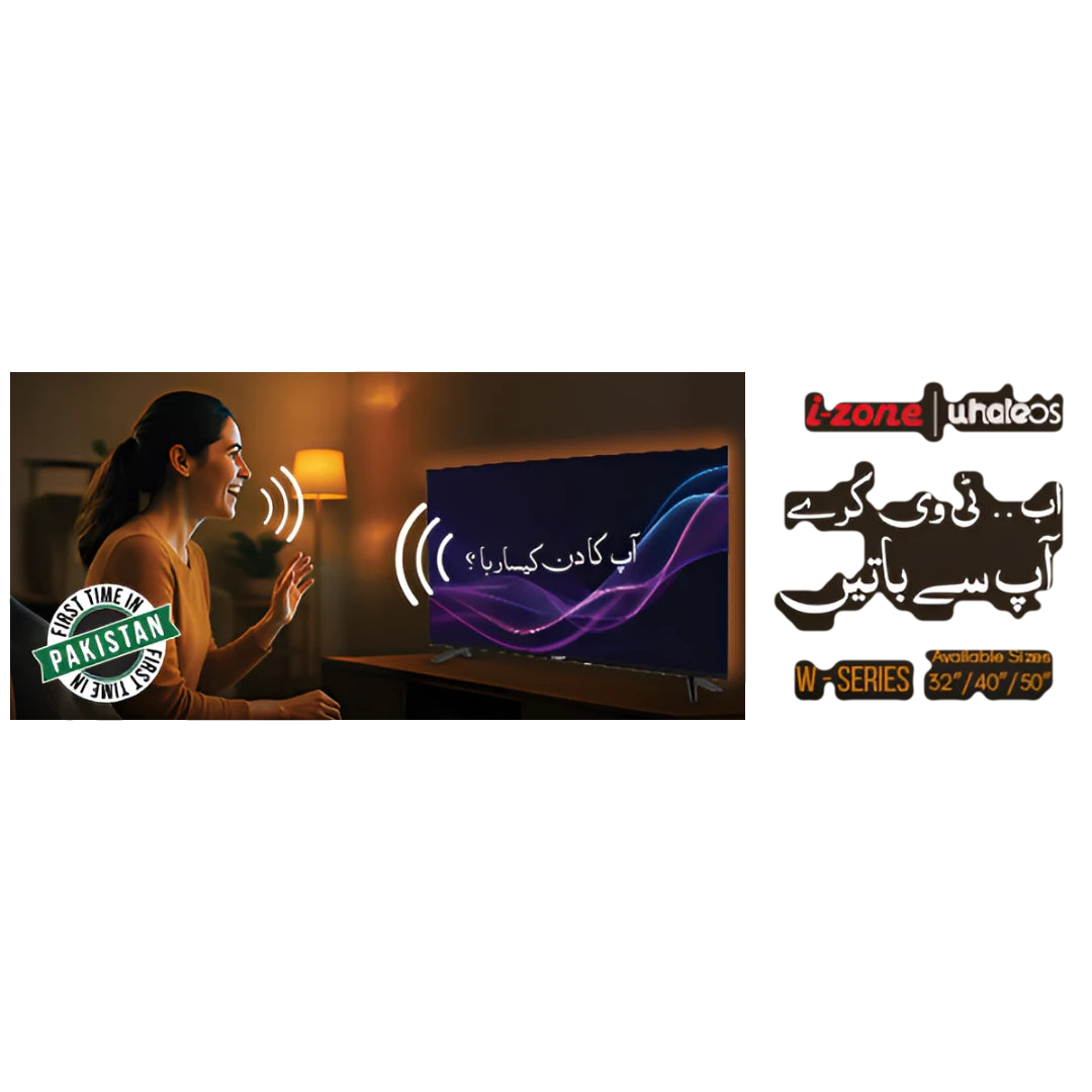 iZone 40W700 Smart 40" Led With Voice Assistant