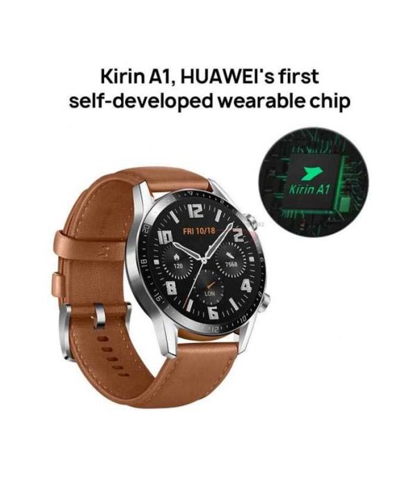 Huawei GT 2 Stainless steel watch Pebble Brown 46mm - Image 2