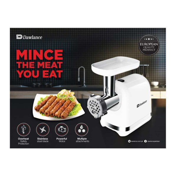 Dawlance-Meat-Mincer-DWMM-6001-White-steel-blade