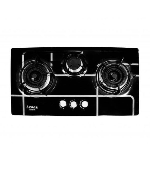 i-Zone Kitchen Hob IZ06A(3BRN STEEL)