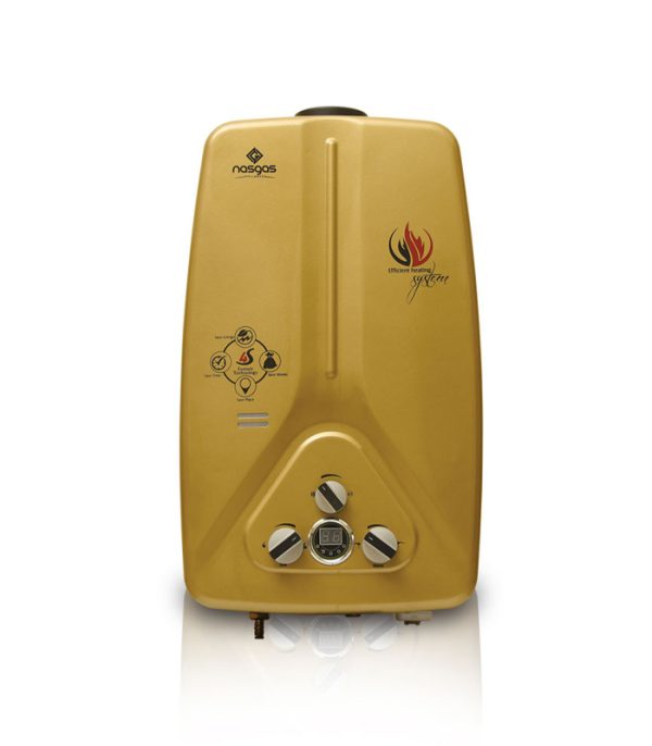 Nasgas Instant Gold Geyser 6 & 7 Liter