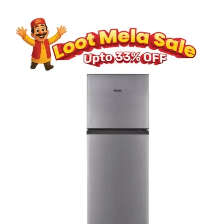 Haier HRF-186EBS E-Star Double Door Refrigerator