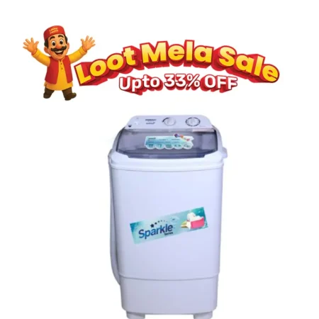 Homage HW-4991WP Single Tub Washer Gray White