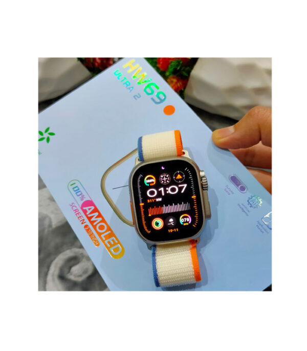 HW69 Ultra 2 Smartwatch with dual Straps and Amoled Display - Image 2
