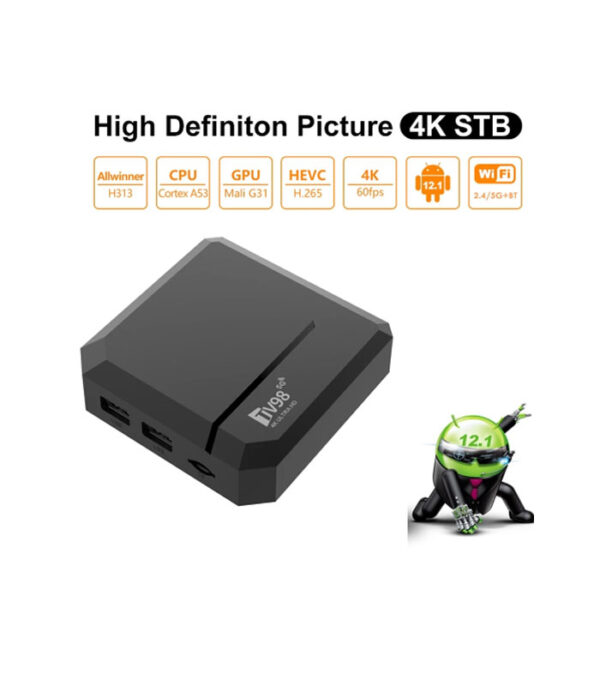 Android TV98 BT TV Box Allwinner H313 Quad Core 2GB & 16GB - Image 5