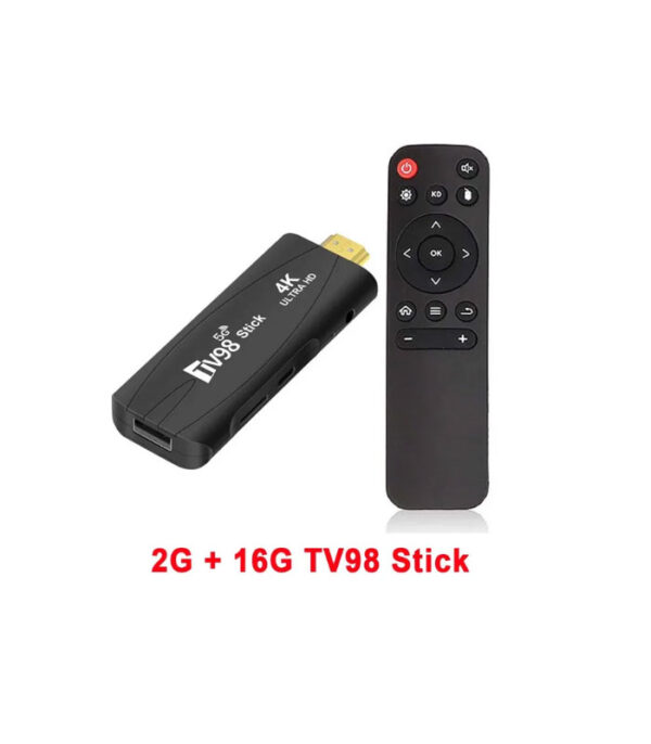 TV98 Smart TV Stick Android 12.1 4K HD 2G 16G TV Box 2.4G 5.8G Dual Wifi RK3228A Smart TV Box Media Player