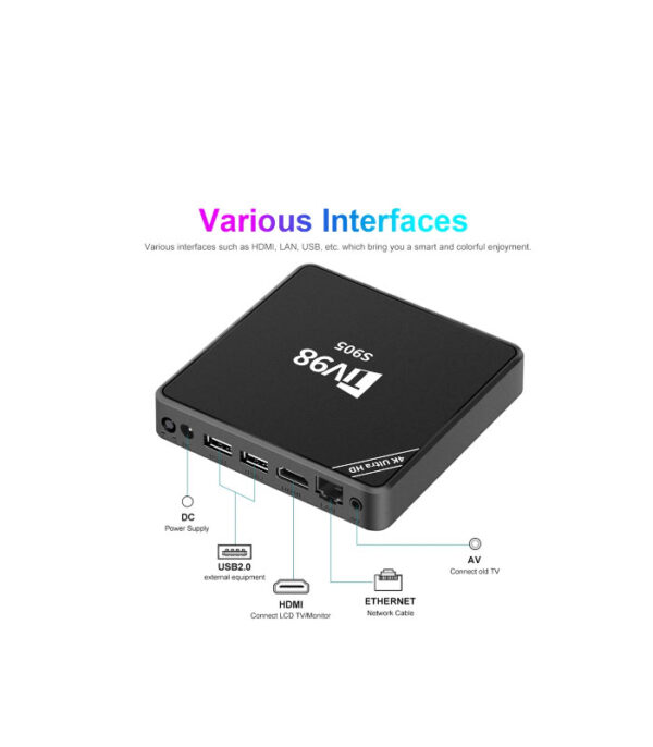 TV98 S905 Android TV Box HDR Set Top OS 4K WiFi - Image 5