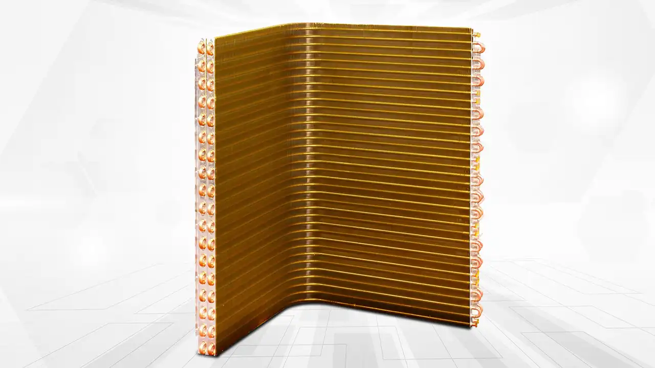 Enhanced Heat Transfer with Double Row Condenser Cabinet AC 