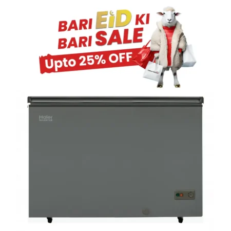 Haier HDF-285IG Inverter Deep Freezer Grey