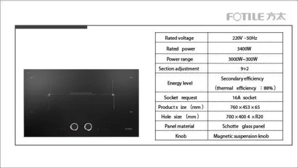 Fotile EIG76203 Induction Hob