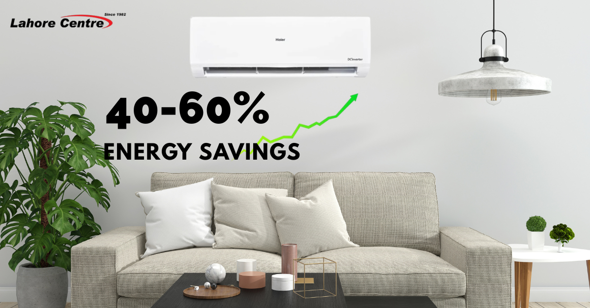 DC inverter AC electricity savings 40-60 percent Pakistan households