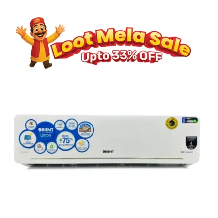 Orient 1.5 Ton Inverter AC 18G T3 Smile Gold White