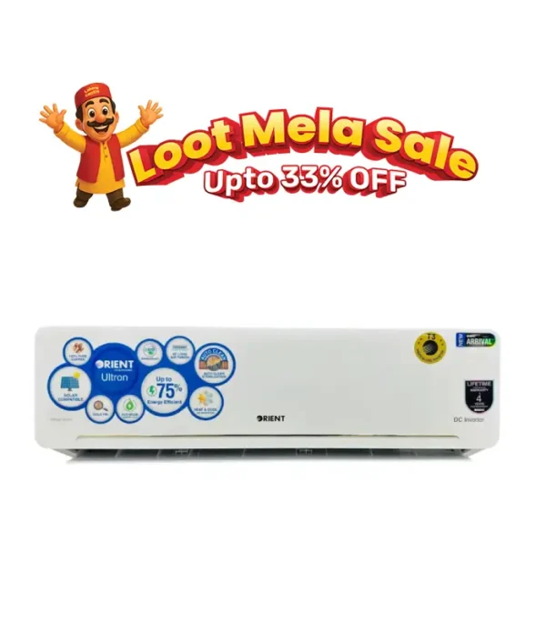 Orient 1.5 Ton Inverter AC 18G T3 Smile Gold White