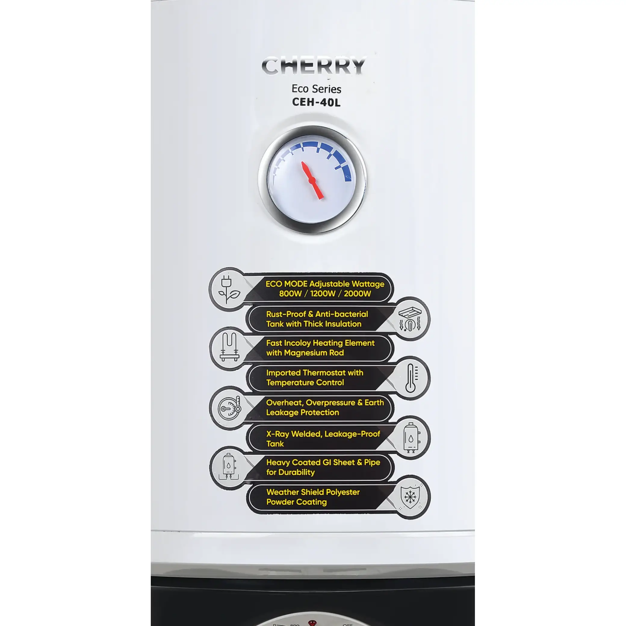 Cherry ECO Series Electric Water Geyser CEH-40L - Image 4