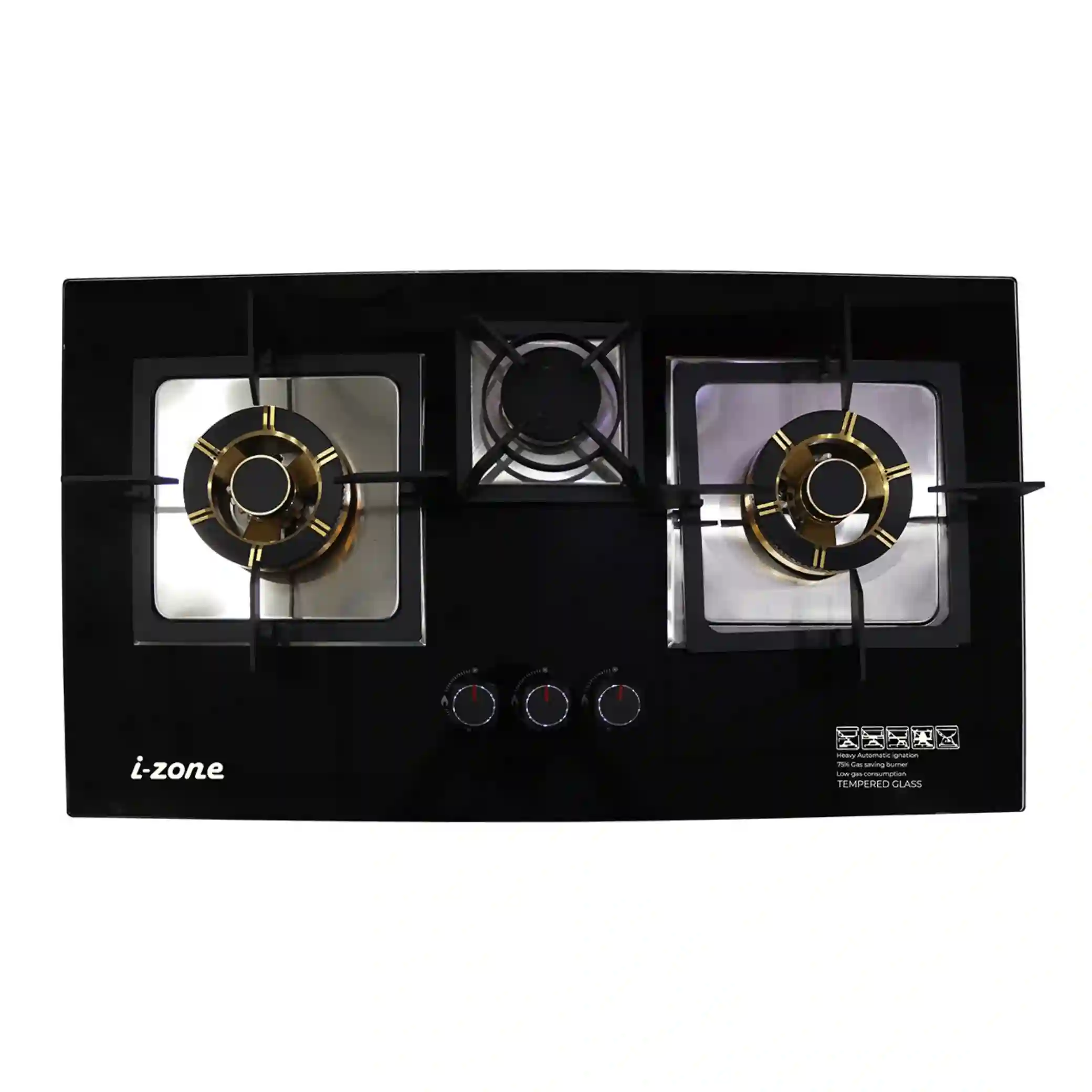 IZone IZN-3G-208 Glass Kitchen Hob