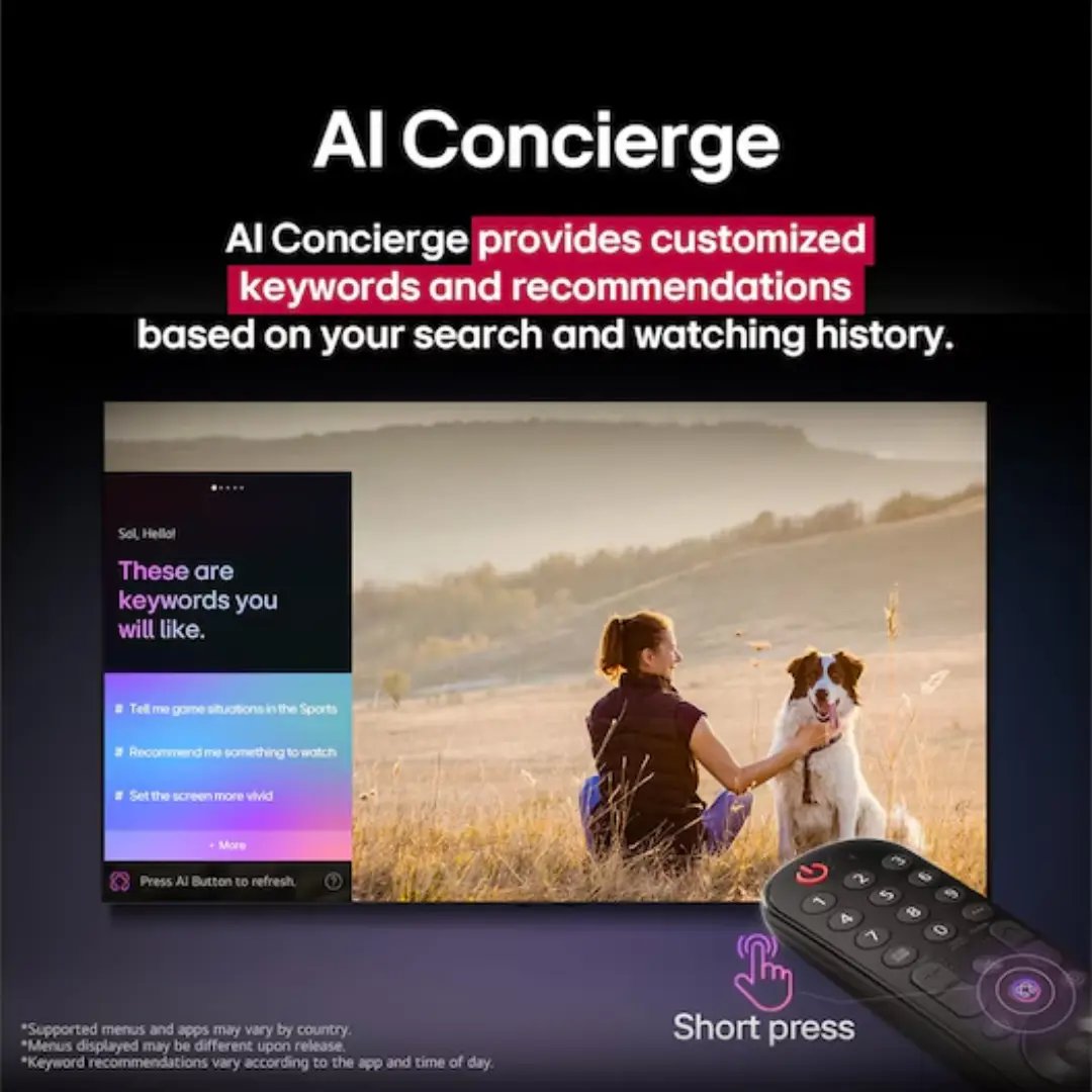 LG UA84 UHD 4k 65″ AI Smart TV