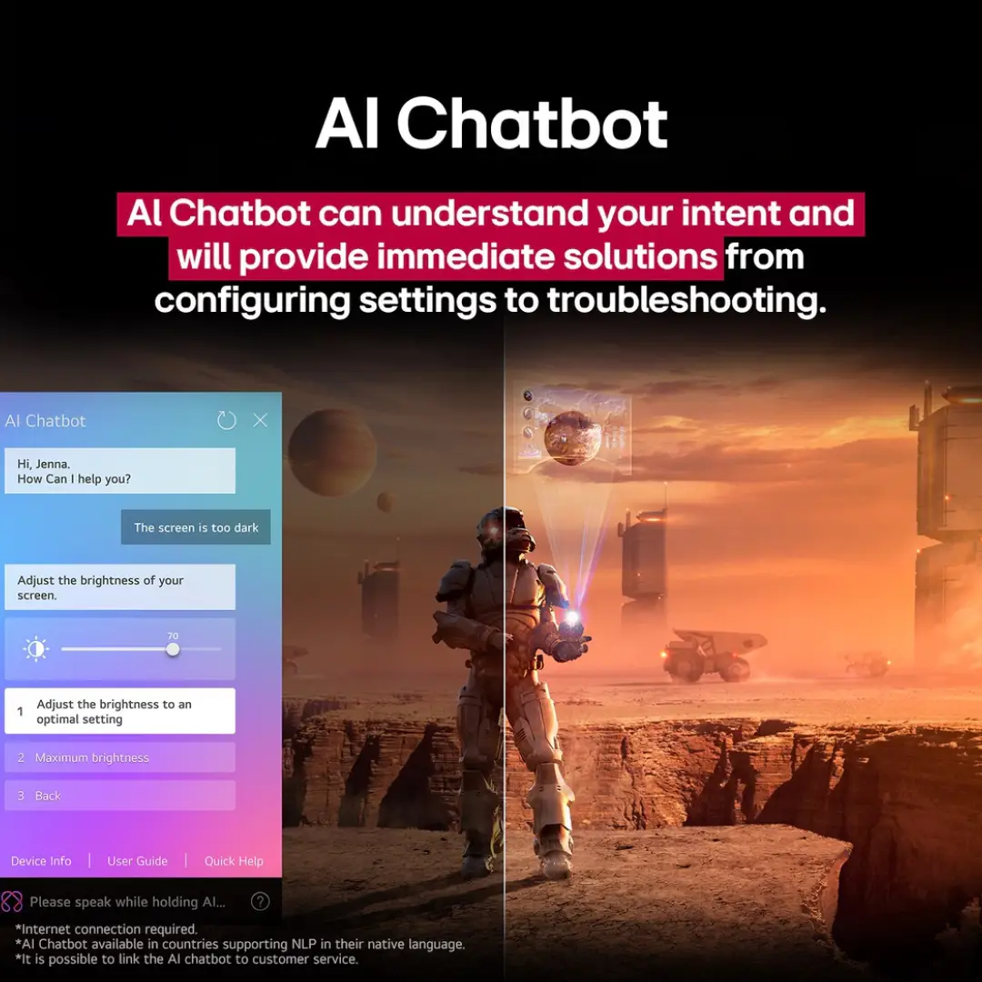 LG UA84 UHD 4k 65″ AI Smart TV