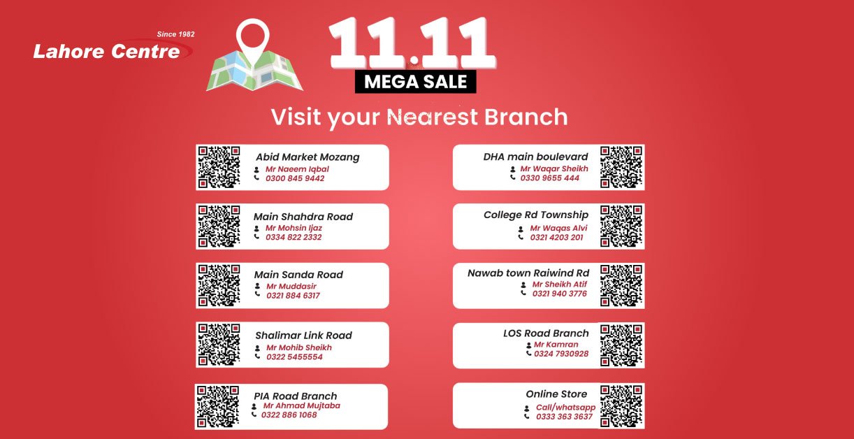 Lahore Centre Branches