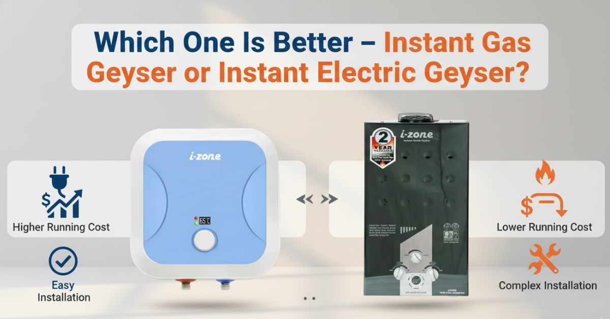 Gas Geyser Vs Electric Geyser-Which one is best?