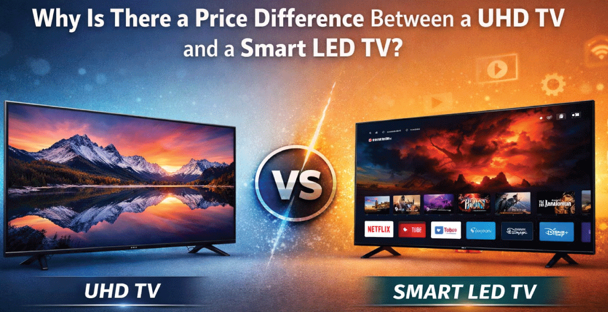 Price Difference Between a UHD TV and a Smart LED TV