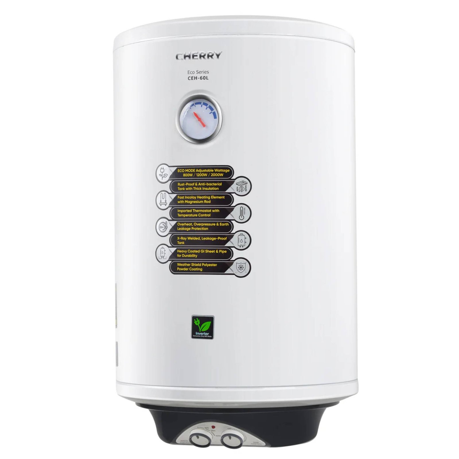 Cherry ECO Series Electric Water Geyser CEH-60L - Image 3
