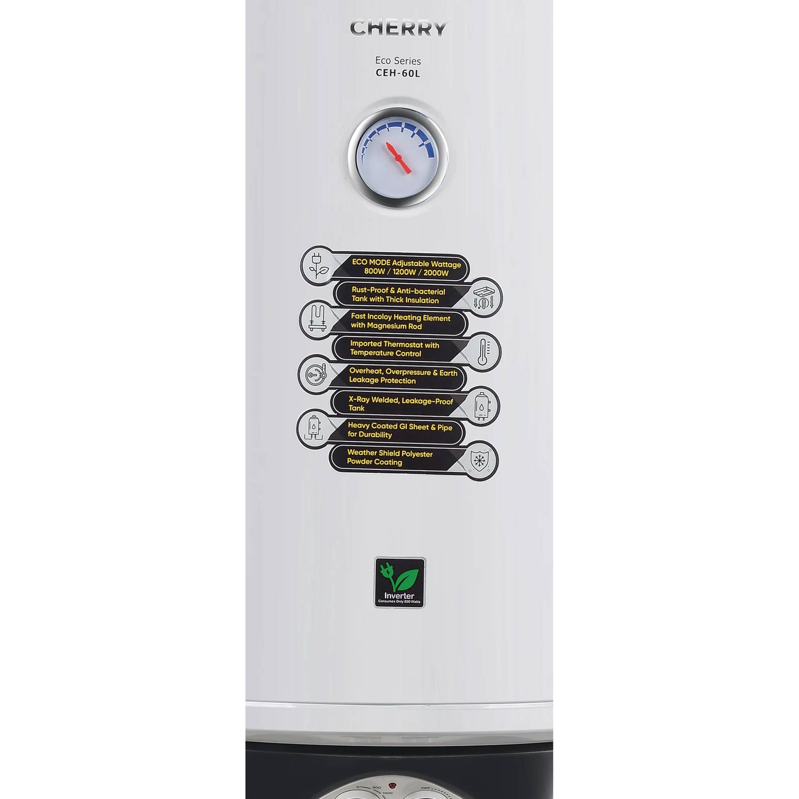 Cherry ECO Series Electric Water Geyser CEH-60L - Image 4