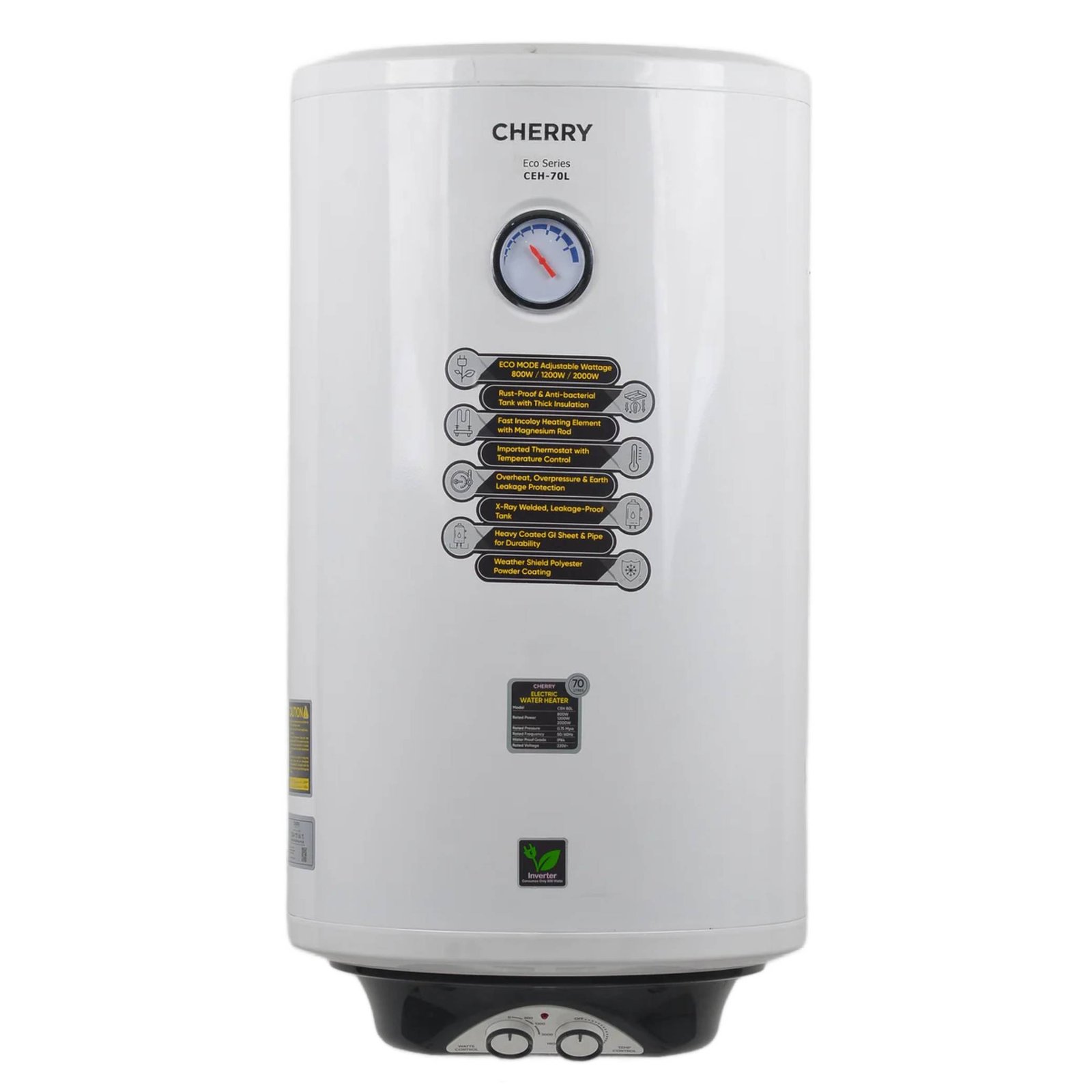 Cherry ECO Series Electric Water Geyser CEH-70L Price in Pakistan