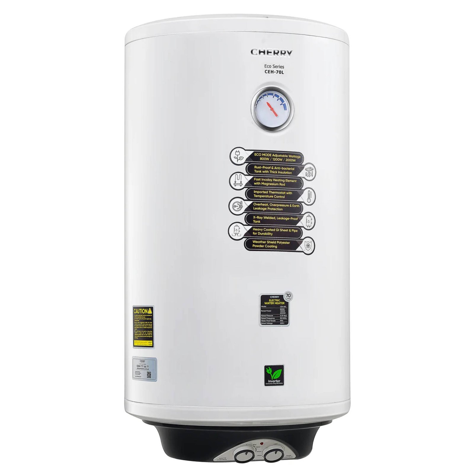 Cherry ECO Series Electric Water Geyser CEH-70L - Image 2