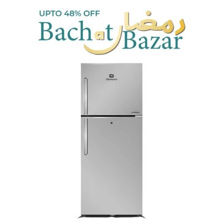 Dawlance 9178 E-Chrome Refrigerator Metallic Grey